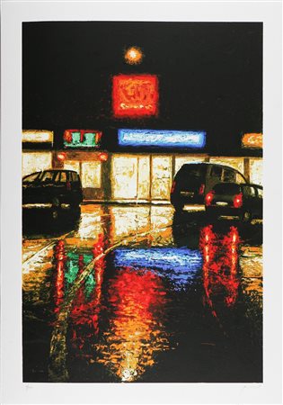 FRISONI DAVIDE (n. 1965) Senza titolo. Litografia. Cm 70x100. Tir. 19/200 a...