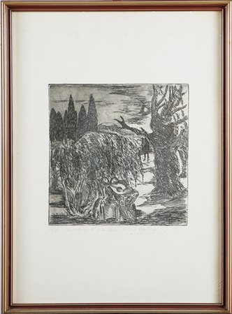 MARTINI ARTURO (1885 - 1947) Senza titolo. Acquaforte. Cm 24x25. Tir. 14/50...