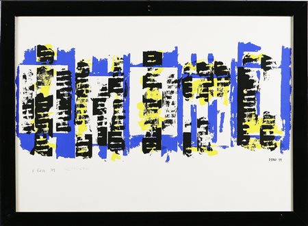 FAVI PAOLO (n. 1935) Senza titolo. 1979. Retouchè. Cm 70x50. Firma e data in...