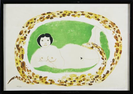 POSSENTI ANTONIO (n. 1933) Senza titolo. Litografia. Cm 47x31,5. Tir. VIII/XX...