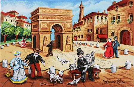 ULISSE (n. 1957) Arc De Trionphe. 2005. Retouchè. Cm 30x20. Opera inserita...