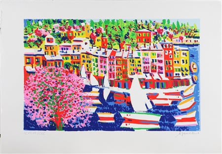 FACCINCANI ATHOS (n. 1951) Senza titolo. Serigrafia. Cm 100x70. Tir....