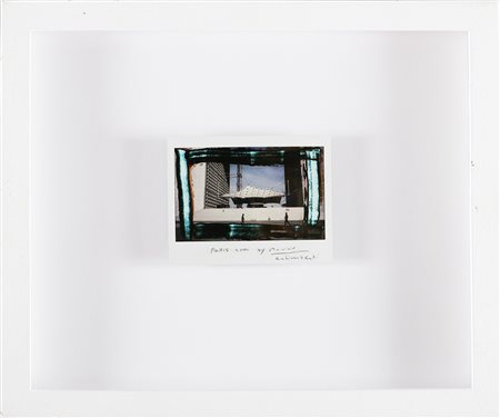 GALIMBERTI MAURIZIO (n. 1956) Paris. 2001. Polaroid. Cm 11x8,5. Firma in...