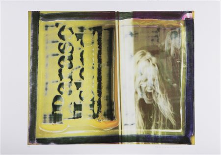 GALIMBERTI MAURIZIO (n. 1956) Senza titolo. Pigmento su cartoncino. Cm...