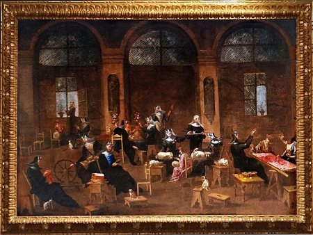 Alessandro Magnasco, detto il Lissandrino (Genova,1667 – 1749). Interno di...