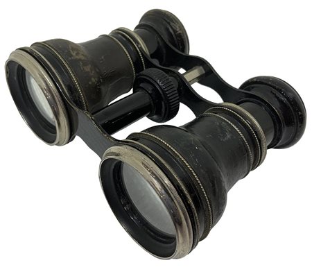 Binocolo in pelle, fine XIX secolo.