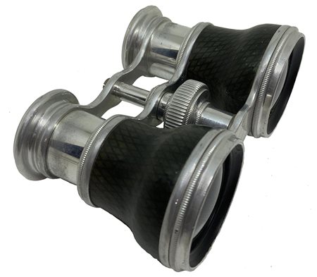 Binocolo in pelle, fine XIX secolo. Dollond-London.