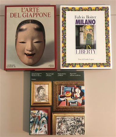 ARTE (ARTE MODERNA, LIBERTY, GIAPPONE) - Lotto unico di 3 cataloghi
