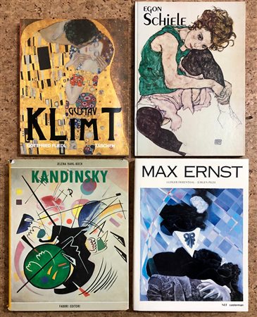 MAESTRI DELL'ARTE MODERNA (ERNST, KANDINSKY, SCHIELE, KLIMT) - Lotto unico di 4 cataloghi