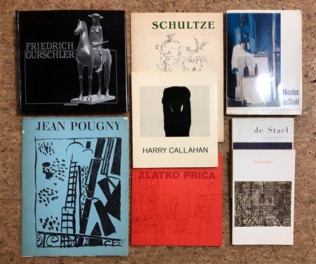 ARTISTI INTERNAZIONALI - Lotto unico di 8 cataloghi