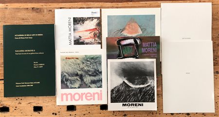 MATTIA MORENI - Lotto unico di 8 cataloghi