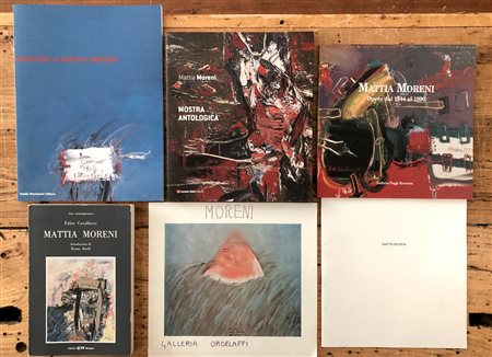  MATTIA MORENI - Lotto unico di 6 cataloghi