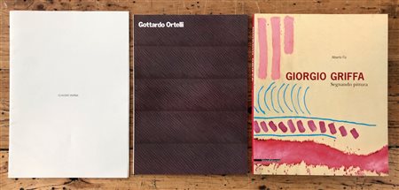 ARTE ANALITICA (GRIFFA, VERNA, ORTELLI) - Lotto unico di 3 cataloghi