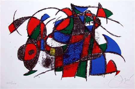 JOAN MIRÒ, senza titolo, 1975