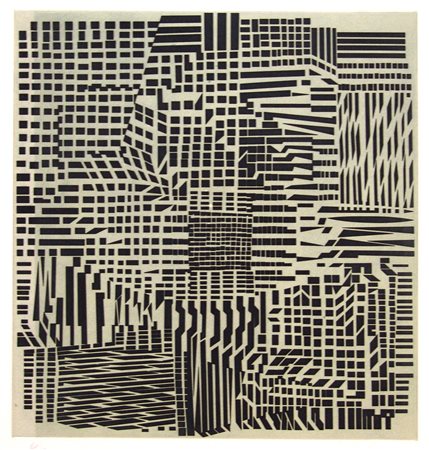 VICTOR VASARELY, senza titolo