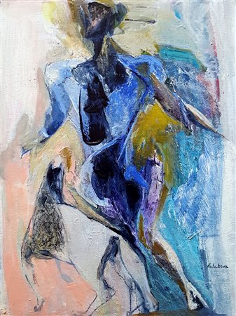 ENNIO CALABRIA, Studio per figura e cane