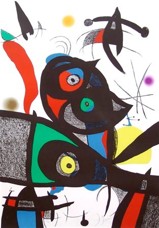 JOAN MIRÒ, Oda a Joan Mirò: one plate, 1973