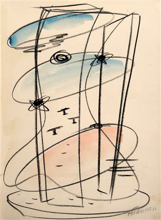 SANTE MONACHESI, senza titolo, c. 1940