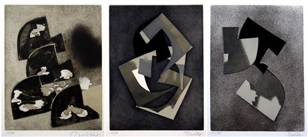 HANS RICHTER, Fait divers, faits éternels, 1972 (lotto unico con tre opere)