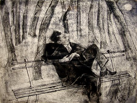 GIACOMO PORZANO, senza titolo, 1958