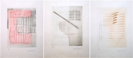 AGOSTINO BONALUMI, senza titolo (lotto unico con tre opere)