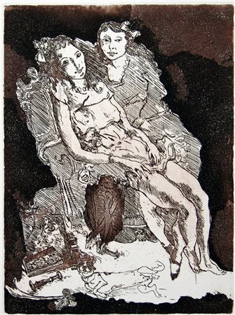 CARLO CATTANEO, Le due sorelle, 1991