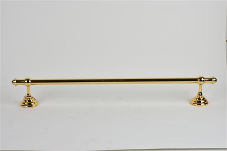 PORTA ASCIUGAMANI A MURO in metallo dorato cm 55