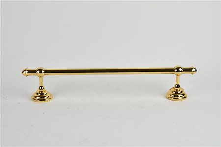 PORTA ASCIUGAMANI A MURO in metallo dorato cm 40