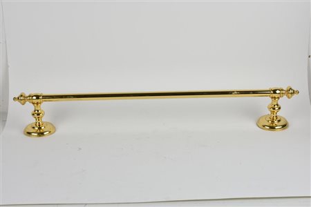 PORTA ASCIUGAMANI A MURO in metallo dorato cm 61