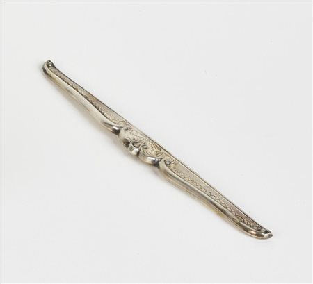 PORTA PETTINE DA TOELETTA IN ARGENTO cm 18,5 Mancante di pettine