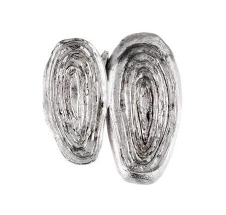 SPILLA-PENDENTE IN ARGENTO, FRANCO ZAZZERI sul retro inciso Zazzeri,...