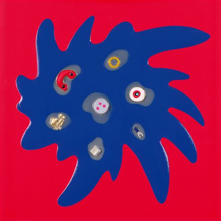 RENZO NUCARA Crema 1948 Bang 10-37, 2011 resine, oggetti, colore serigrafico,...