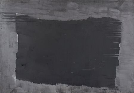 COSTANTINO GUENZI Milano 1926 - 1989 Senza titolo, 1962 tecnica mista su...