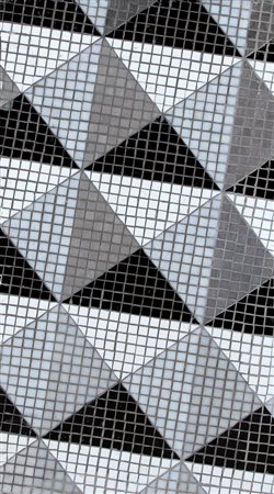 ASCANIO RENDA Crotone 1951 Senza titolo, 1994 mosaico su tavola cm. 117x62,...