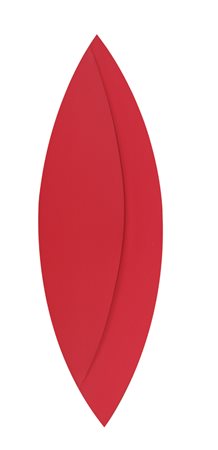 GIUSEPPE AMADIO Todi 19/05/1944 CANBO tela estroflessa rossa sagomata cm....