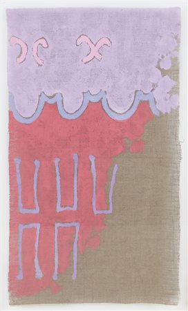 GIORGIO GRIFFA Torino 29/03/1936 Campo rosso, 1986 acrilico su tela cm....