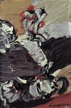 BENGT LINDSTROM Stoccolma 1925 - Njurunda 30/01/2008 Terre de feu, (1960)...