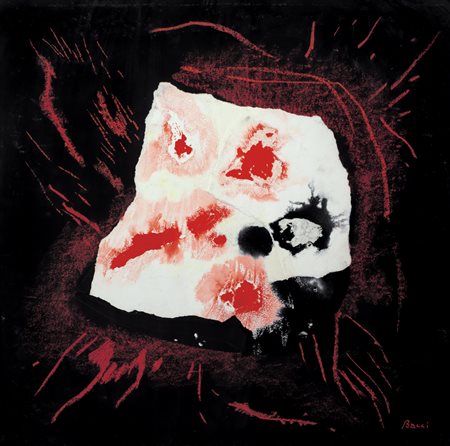 EDMONDO BACCI Venezia 1913 - Venezia 1979 Avvenimento, 1961 ca tecnica mista...