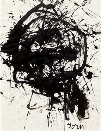 ASGER JORN Vejrun 03/04/1914 - Aarhus 1973 Senza titolo, 1961-62 china su...