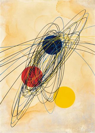 ROBERTO CRIPPA Milano 07/05/1921 - Bresso (Mi) 19/03/1972 Spirale, 1951 olio...