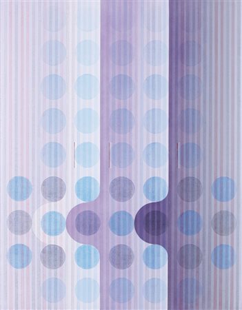 CARLO NANGERONI New York (U.S.A.) 24/06/1922 Senza titolo, 1989 acrilici su...