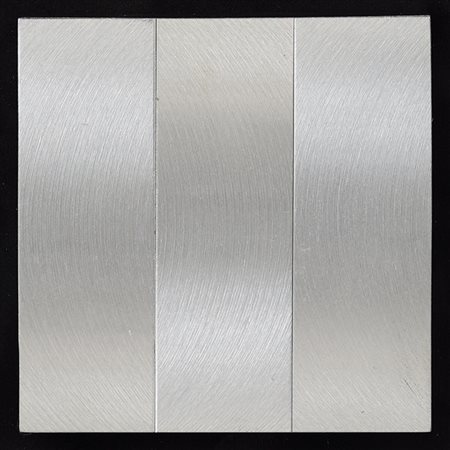 GETULIO ALVIANI Udine 05/09/1939 Senza titolo (1960 ca) alluminio applicato...