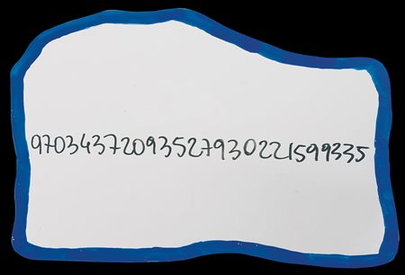 MICHELANGELO PISTOLETTO Biella (Vc) 25/06/1933 Frattali, 1999-2000 smalti su...
