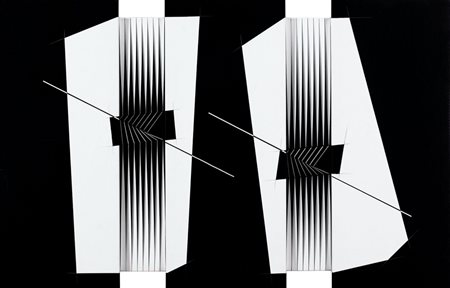 ALBERTO BIASI Padova 02/06/1937 Tre più due, 2008 tecnica mista e...