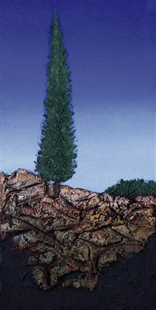 MARIO PASCHETTA Milano 27/04/1949 Sull'Amiata 1, 1998 malte e terre naturali...