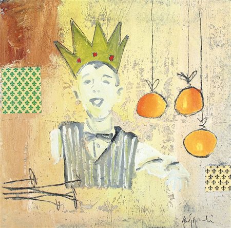 LUCA GIOVAGNOLI Rimini 1963 Si era staccato da noi, 2003 tecnica mista e...