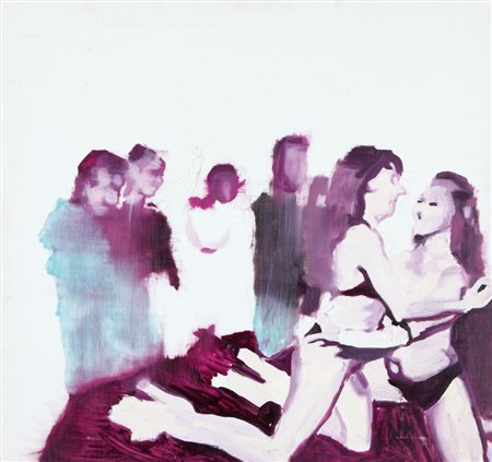 STEFANO ABBIATI Milano 30/05/1979 Punto di fuga, 2006 olio su tela cm. 65x70,...