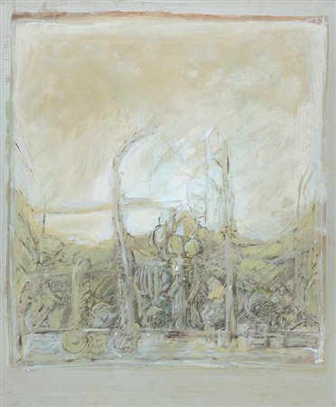 GIANCARLO OSSOLA Milano 1935 Immagine anteriore, 1976 tempera su carta cm....