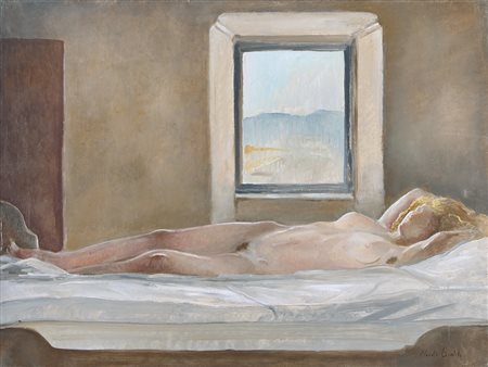 CLAUDIO BONICHI Novi Ligure (Al) 01/06/1943 Controluce autunnale, 1986 olio...