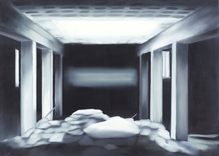 ANDREA CHIESI Modena 06/11/1966 Fattore 13, 2002 olio su tela di lino cm....